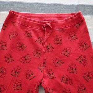 American Eagle Disney Collab Donald Duck Feisty Joggers Holiday Red XL Christmas